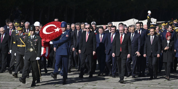 Devlet erkanı Anıtkabir’de! Cumhuriyet’in 101. yılı kutlanıyor