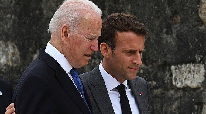 ABD Başkanı Biden, Macron ile görüştü