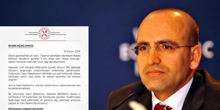 Bakanlıktan ‘Şimşek lüks villada kalacak’ iddiasına yalanlama