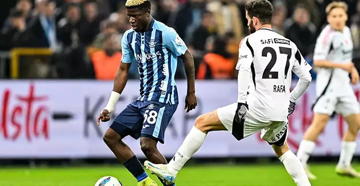 Beşiktaş, Adana Demirspor deplasmanında mağlup oldu