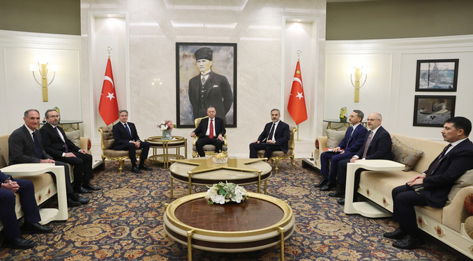 Cumhurbaşkanı Erdoğan, Blinken’ı kabul etti