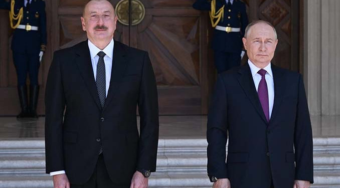 Putin ve Aliyev, düşürülen uçak konusunu görüştü