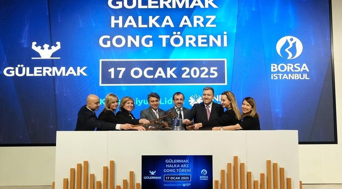 Borsa İstanbul’da gong Gülermak için çaldı