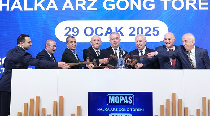 Borsa İstanbul’da gong Mopaş için çaldı