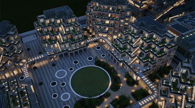 Geleceğin şehri kuruluyor: Yaşamak bedava