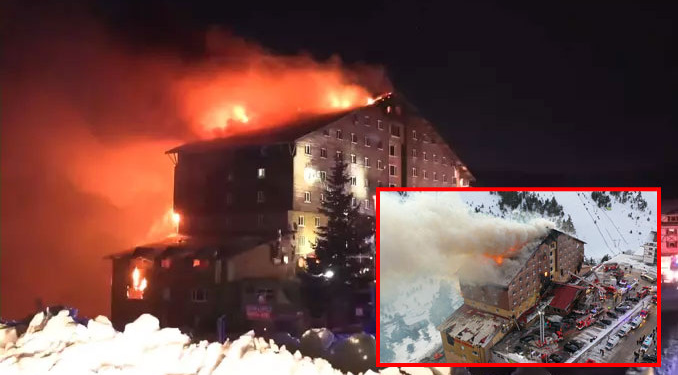 Kartalkaya Kayak Merkezi’nde yangın: 66 ölü, 51 yaralı