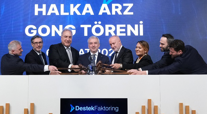 Borsa İstanbul’da gong Destek Finans Faktoring için çaldı
