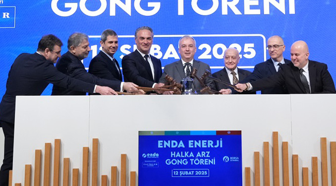 Borsa İstanbul’da gong Enda Enerji için çaldı