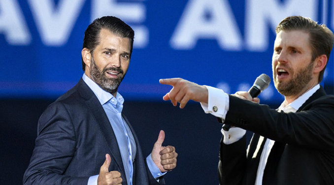 Trump kardeşler borsada zirveye oynadı