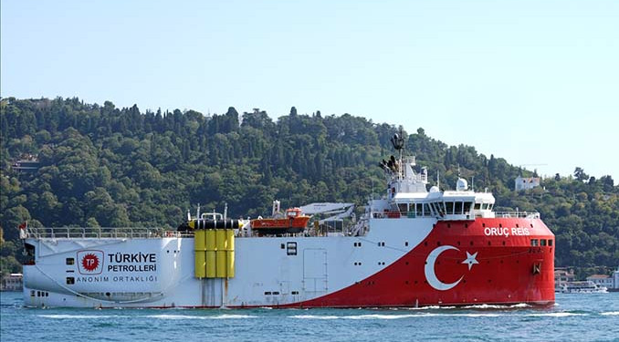 Oruç Reis ilk kıtalar arası görevini tamamladı