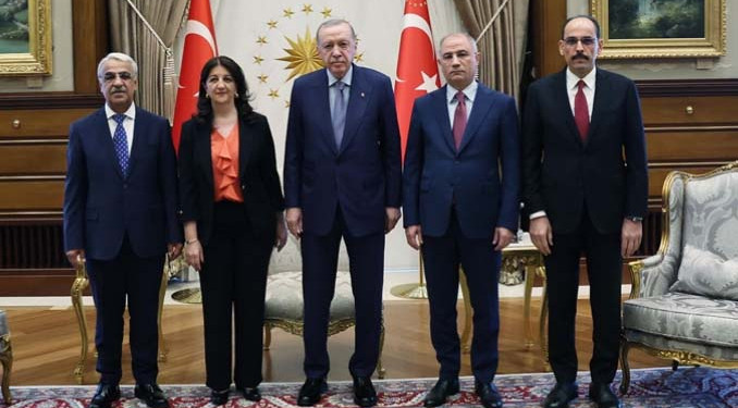 Erdoğan, DEM Parti heyetini kabul etti