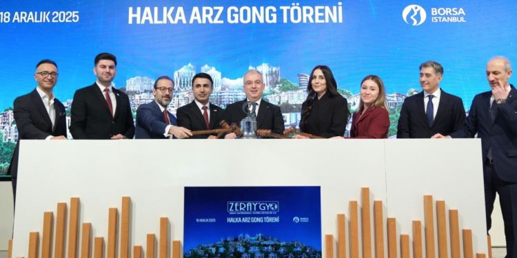 Borsa İstanbul’da gong Zeray GYO için çaldı