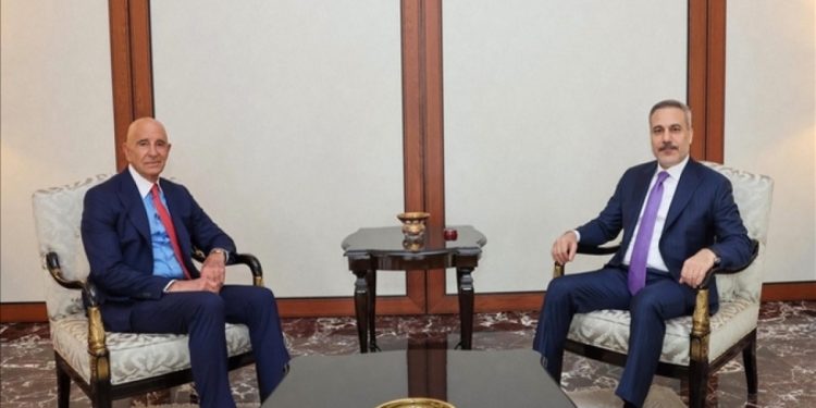 Bakan Fidan ABD’nin Ankara Büyükelçisi Barrack ile görüştü