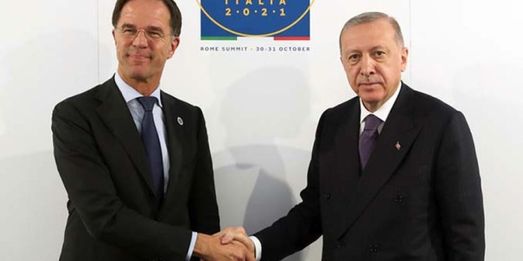 Erdoğan, NATO Genel Sekreteri Rutte ile görüştü